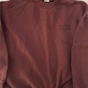 Vintage Adanola Maroon Crew Neck Sweatshirt